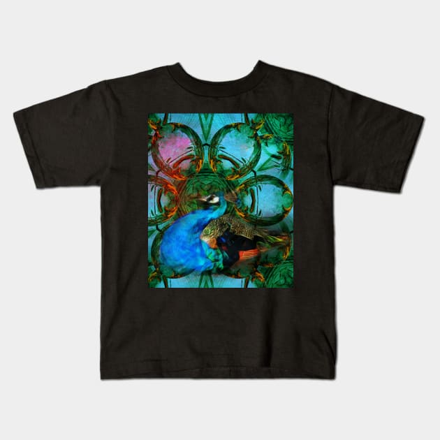 The Universe of the Peacock Kids T-Shirt by hereswendy
